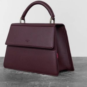 Angela Roi Hamilton Satchel - Bordeaux